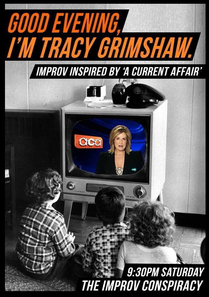 Good Evening, I'm Tracy Grimshaw.
